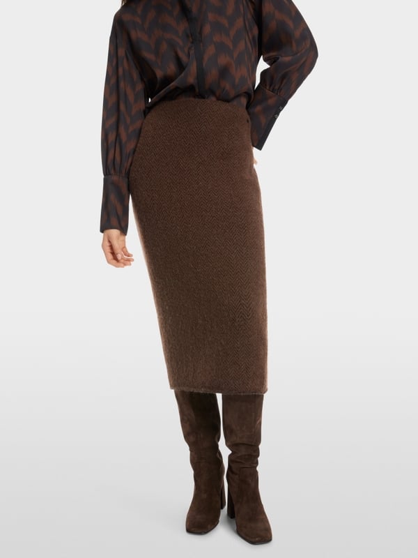 Marc Cain Schmaler Midirock Knitted in Germany Bestseller