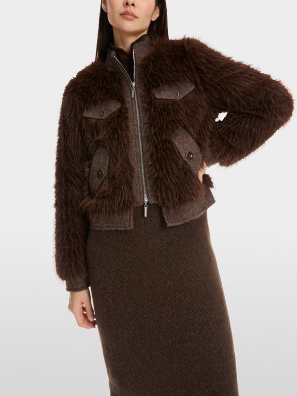 Marc Cain Outdoorjacke in Fun Fur Saisonale Angebote