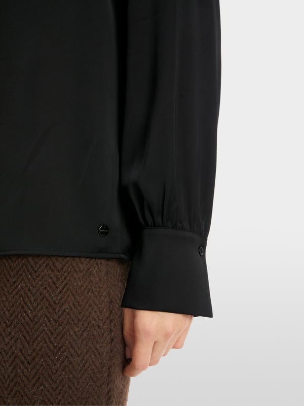Marc Cain Feminine Hemdbluse mit Kimono-Ärmel Tiefpreis