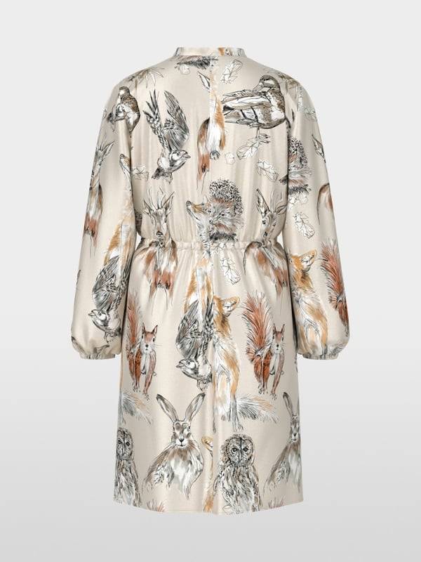Marc Cain Tailliertes Minikleid mit Print Zeitbegrenzte Promotion