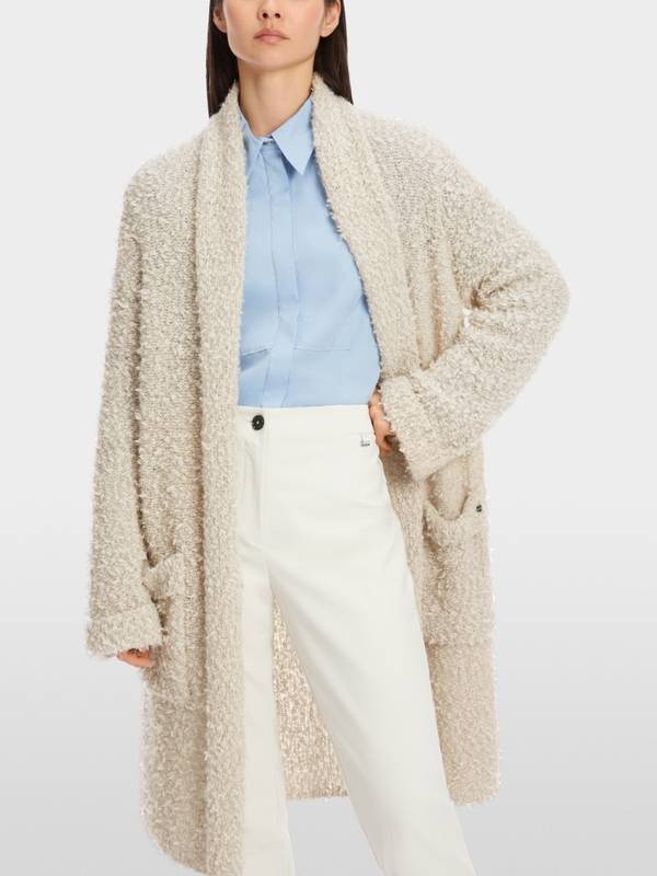 Marc Cain Cardigan in Bouclé Knitted in Germany Vierteljährliche Förderung