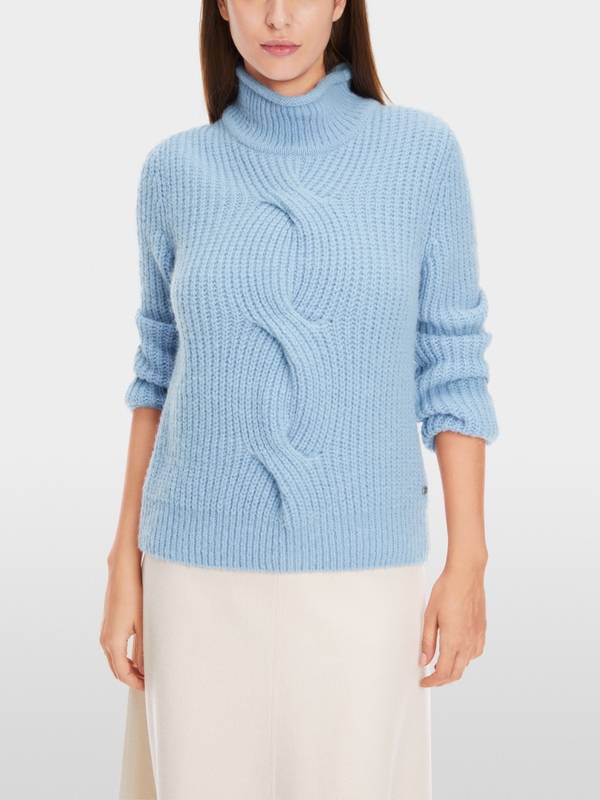Marc Cain Sweater mit Zopf - Knitted in Germany Riesige Rabatte