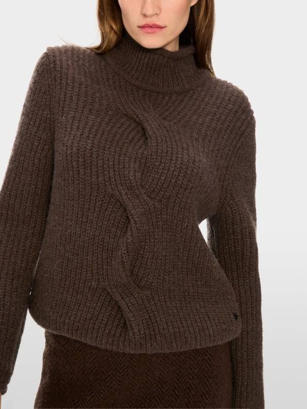 Marc Cain Sweater mit Zopf - Knitted in Germany 50% Rabatt mit kostenlosem Versand