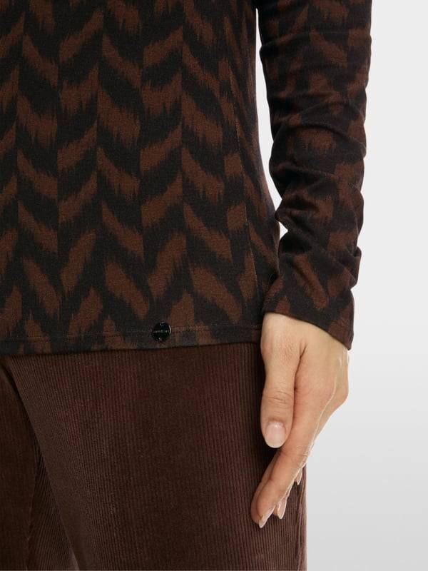 Marc Cain Longsleeve aus Viskosestretch Black Friday Preise