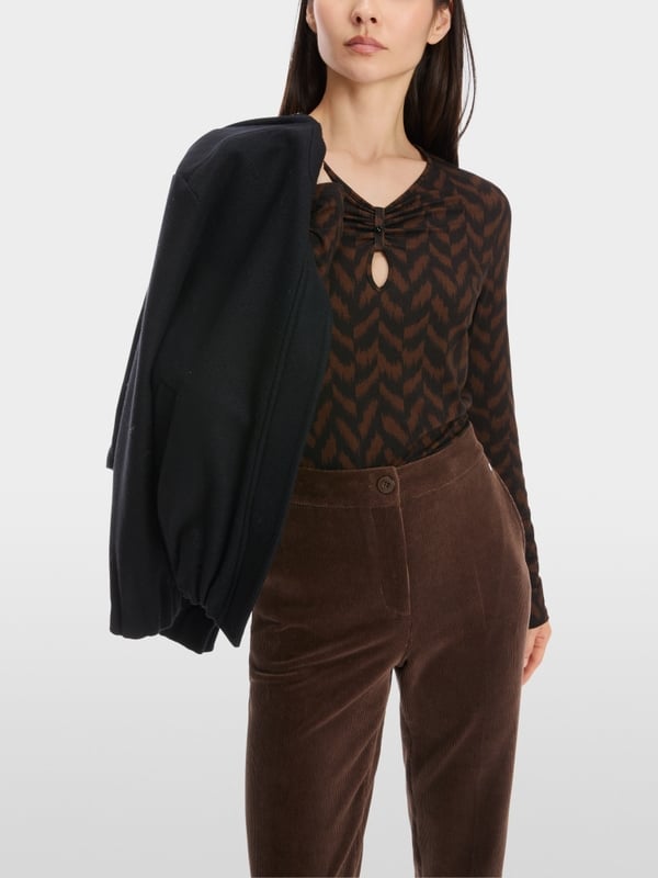 Marc Cain Longsleeve aus Viskosestretch Black Friday Preise