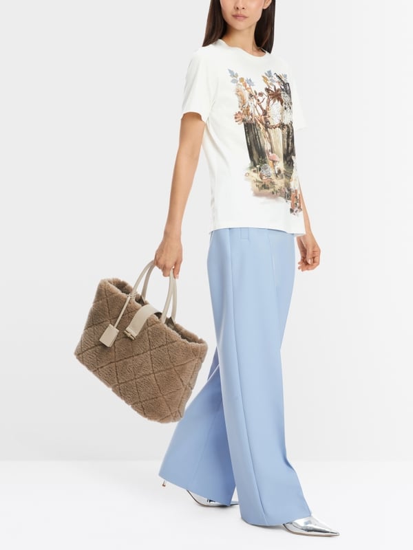 Marc Cain T-Shirt aus Baumwolle "Rethink Together" Im Verkauf