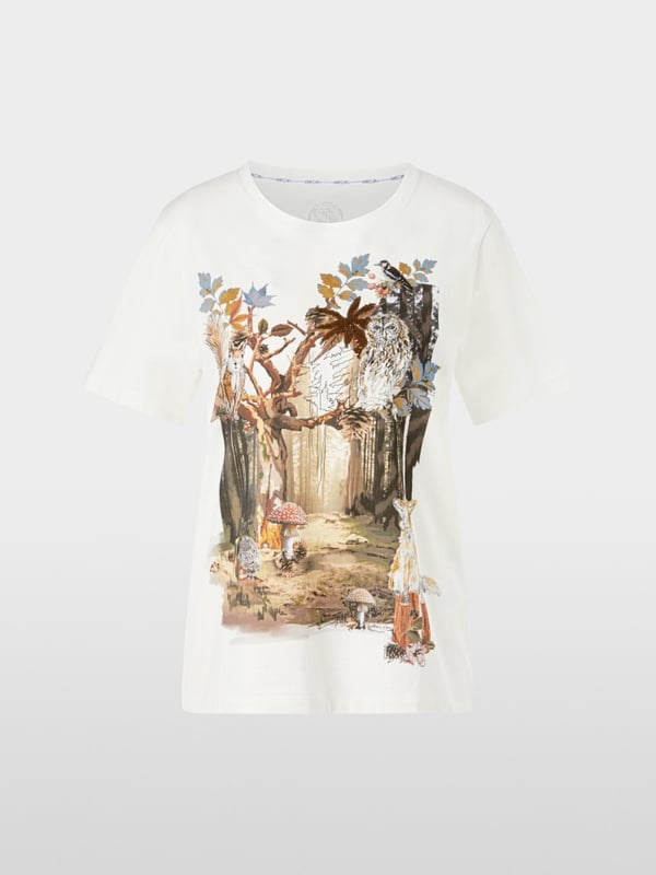 Marc Cain T-Shirt aus Baumwolle "Rethink Together" Im Verkauf