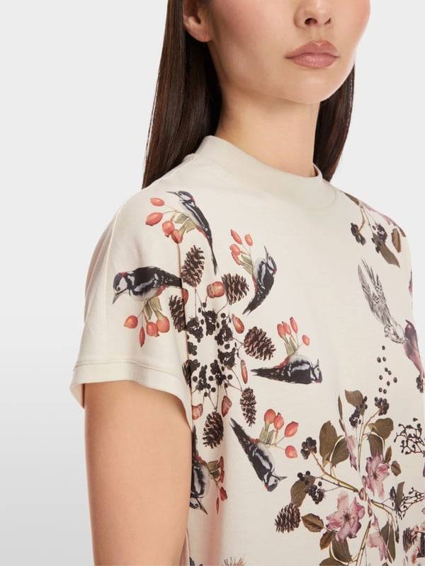 Marc Cain Baumwoll-T-Shirt "Rethink Together" 50% Rabatt für begrenzte Zeit