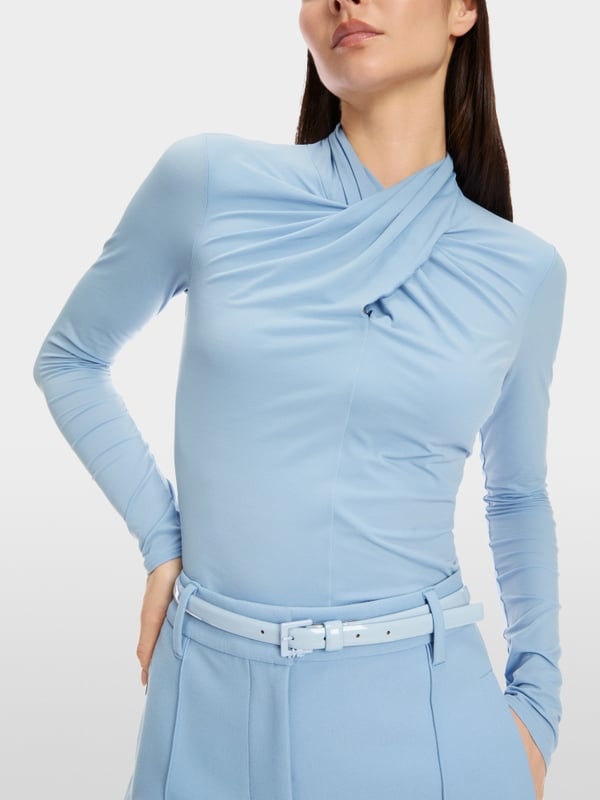 Marc Cain Longsleeve mit Wickeleffekt Auslauf
