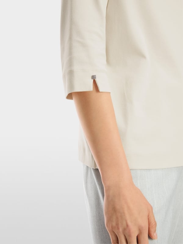 Marc Cain Elegantes T-Shirt mit Stehkragen Hotsell