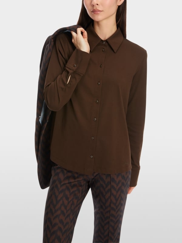 Marc Cain Hemdbluse mit überschnittener Schulter Fabrikverkauf