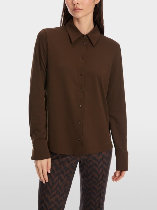 Marc Cain Hemdbluse mit überschnittener Schulter Fabrikverkauf