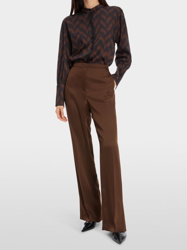 Marc Cain Hose mit hoher Taille - Modell WUKARI Großer Ausverkauf