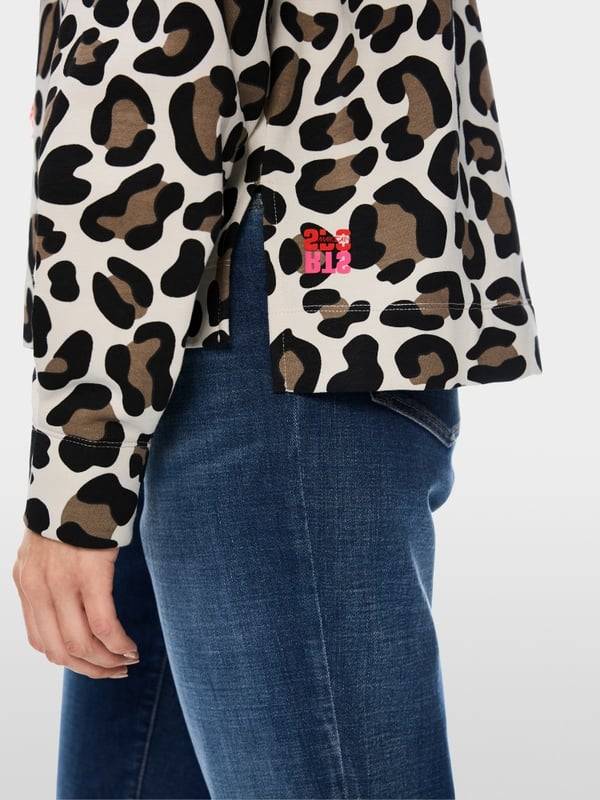 Marc Cain Kapuzen-Sweatshirt in Mustermix Kostenloser Versand international
