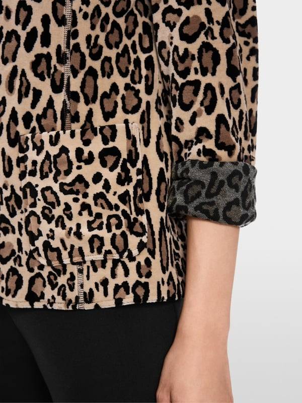 Marc Cain Körpernaher Blazer in Nickisamt Online