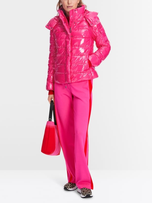 Marc Cain Körpernahe Outdoor-Jacke mit Kapuze Verkauf