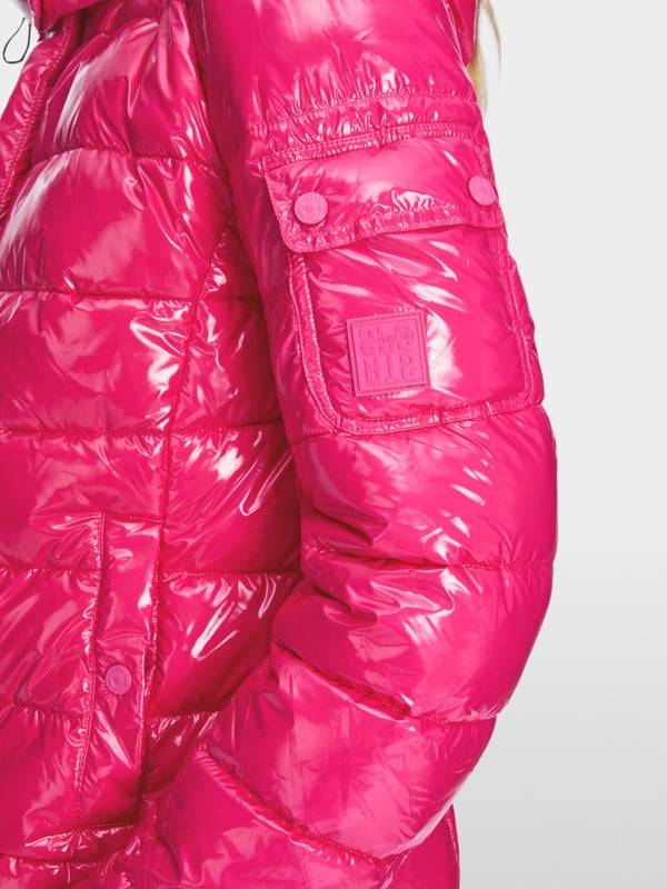 Marc Cain Körpernahe Outdoor-Jacke mit Kapuze Verkauf