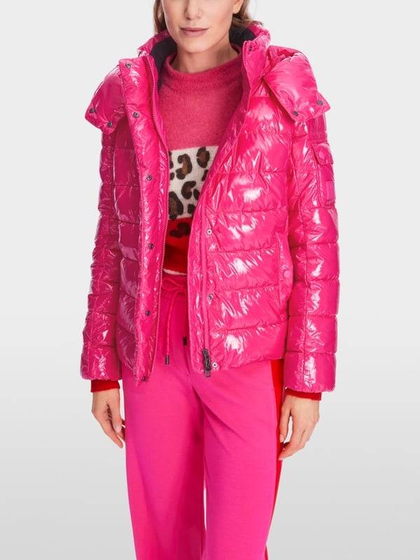 Marc Cain Körpernahe Outdoor-Jacke mit Kapuze Verkauf