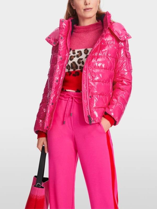 Marc Cain Körpernahe Outdoor-Jacke mit Kapuze Verkauf