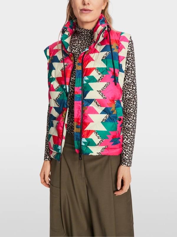 Marc Cain Daunenjacke mit Print "Rethink Together" Fabrikpreis