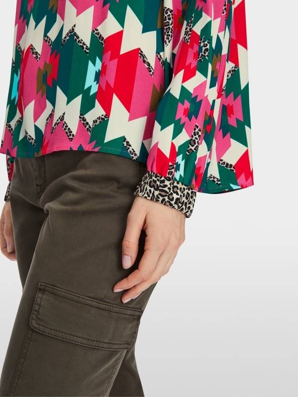 Marc Cain Viskosebluse mit Raglan Günstig kaufen