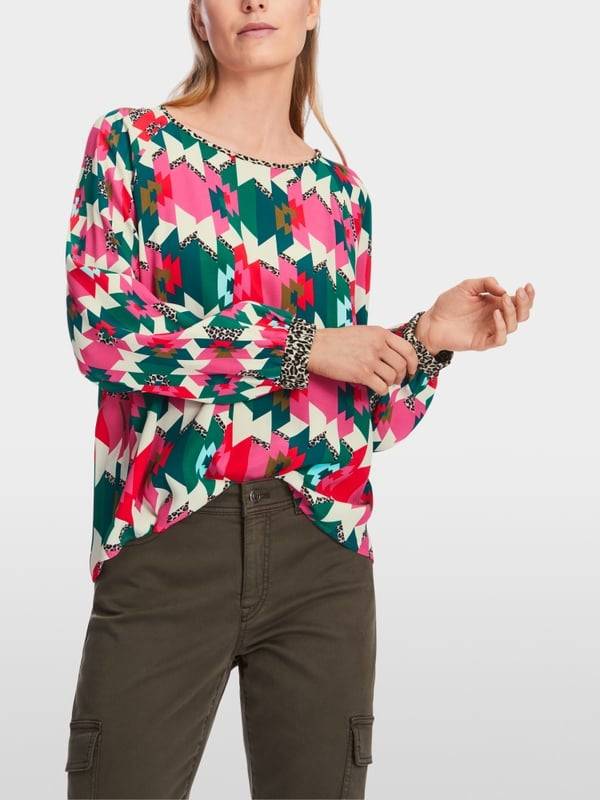 Marc Cain Viskosebluse mit Raglan Günstig kaufen