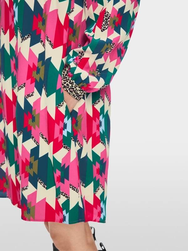 Marc Cain Viskosekleid in Material- und Mustermix Versandkostenfrei