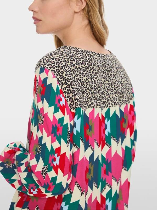 Marc Cain Viskosekleid in Material- und Mustermix Versandkostenfrei