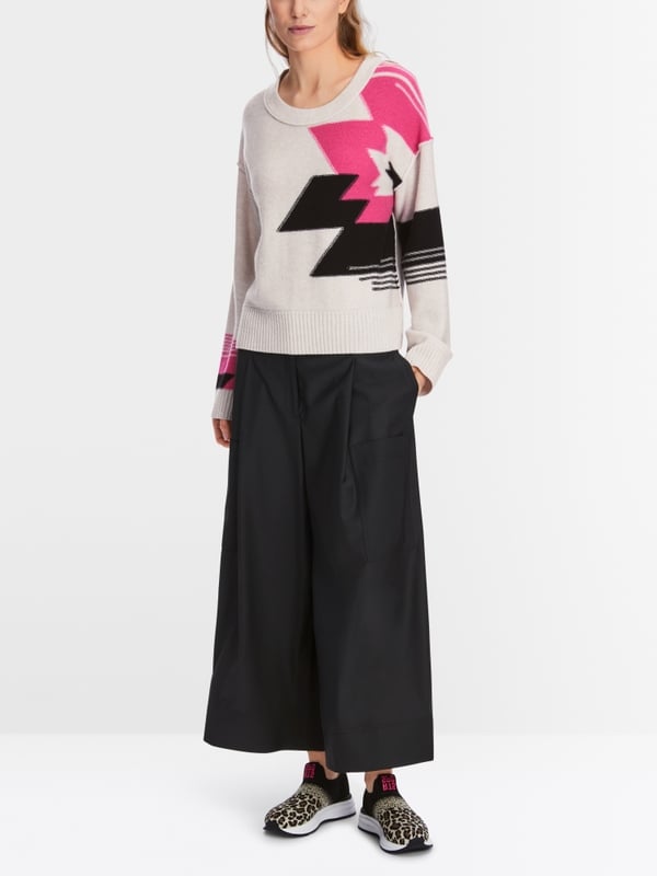 Marc Cain Sweater aus Wollmix mit Kaschmir Online Shopping