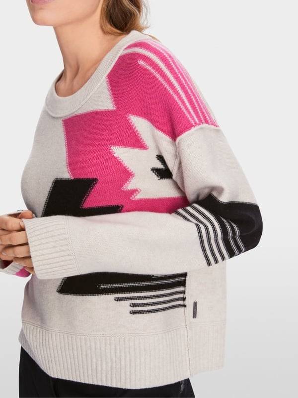 Marc Cain Sweater aus Wollmix mit Kaschmir Online Shopping