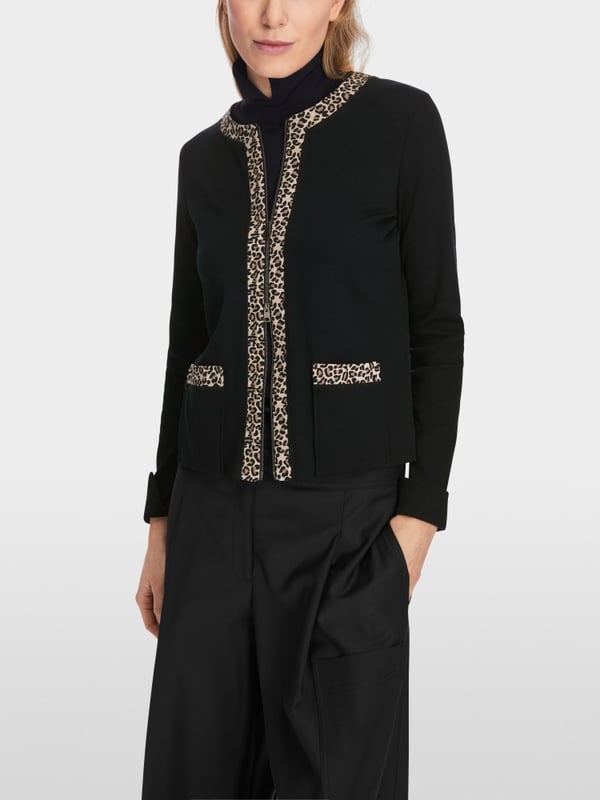 Marc Cain Zippjacke in Baumwoll-Ripp Osterangebot
