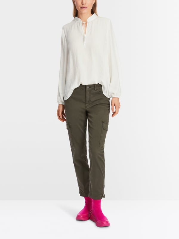 Marc Cain Weite Bluse mit Langarm Saisonale Angebote