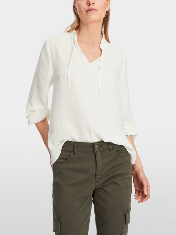 Marc Cain Weite Bluse mit Langarm Saisonale Angebote