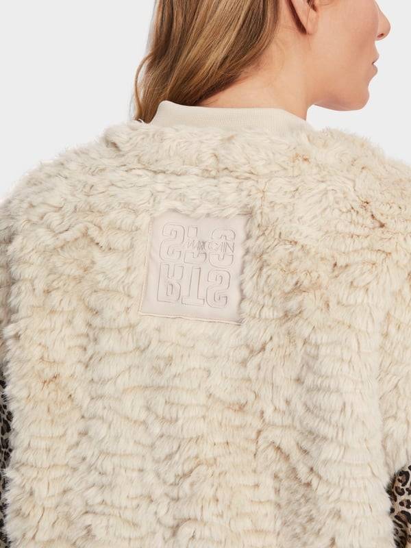 Marc Cain Weste aus lockigem Fun Fur Zeitbegrenzte Promotion