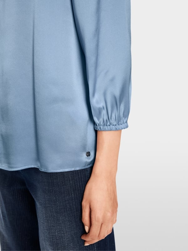 Marc Cain Lockere Seidenbluse Im Verkauf