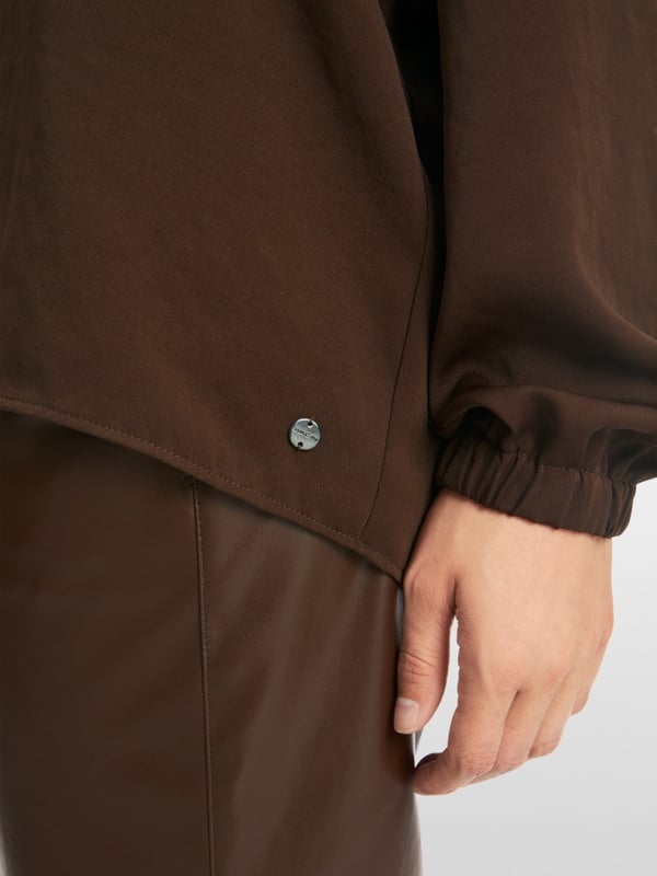 Marc Cain V-Neck-Bluse "Rethink Together" Rabatte dieses Monats