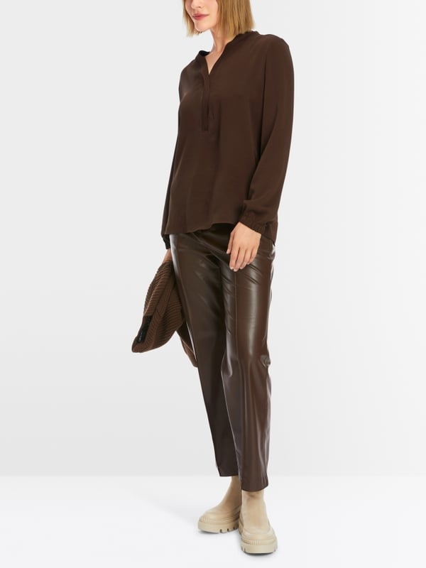 Marc Cain V-Neck-Bluse "Rethink Together" Rabatte dieses Monats