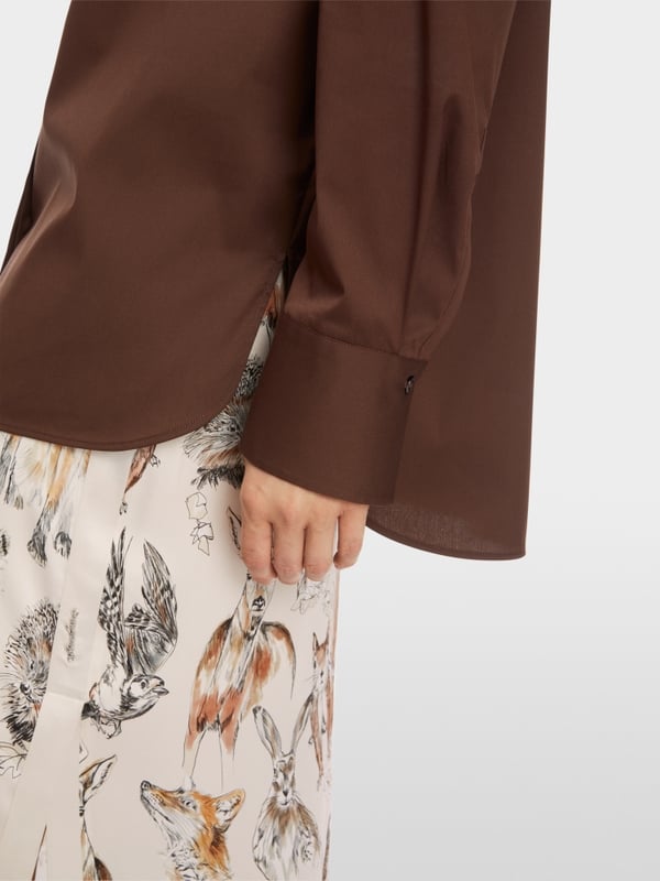 Marc Cain Hemdbluse im Baumwollstretch 2025