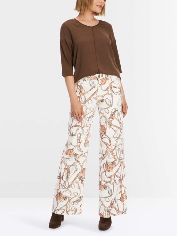 Marc Cain Blusenshirt mit V-Neck Outlet