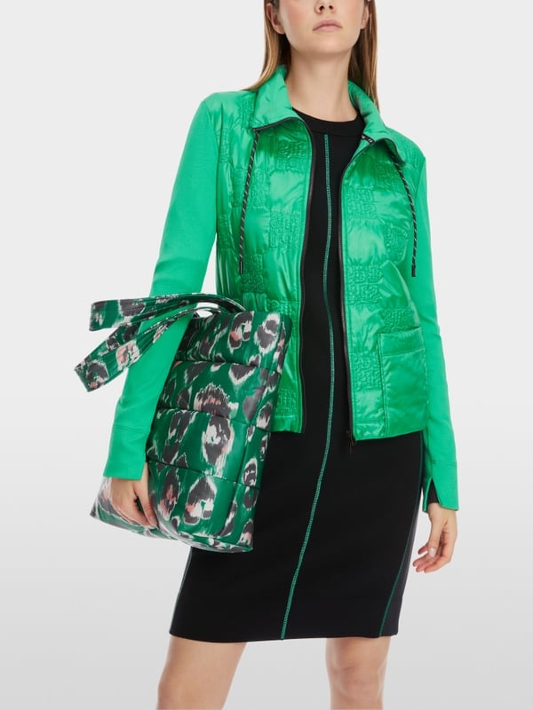 Marc Cain Wattierte Jacke mit gestepptem Oberstoff Kostenloser Versand