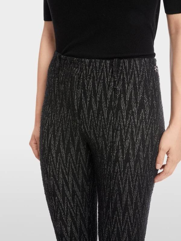 Marc Cain Modell SYDNEY - Hose mit Zackenmuster Tiefpreis