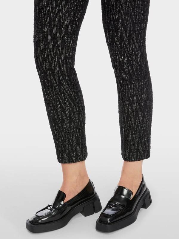 Marc Cain Modell SYDNEY - Hose mit Zackenmuster Tiefpreis
