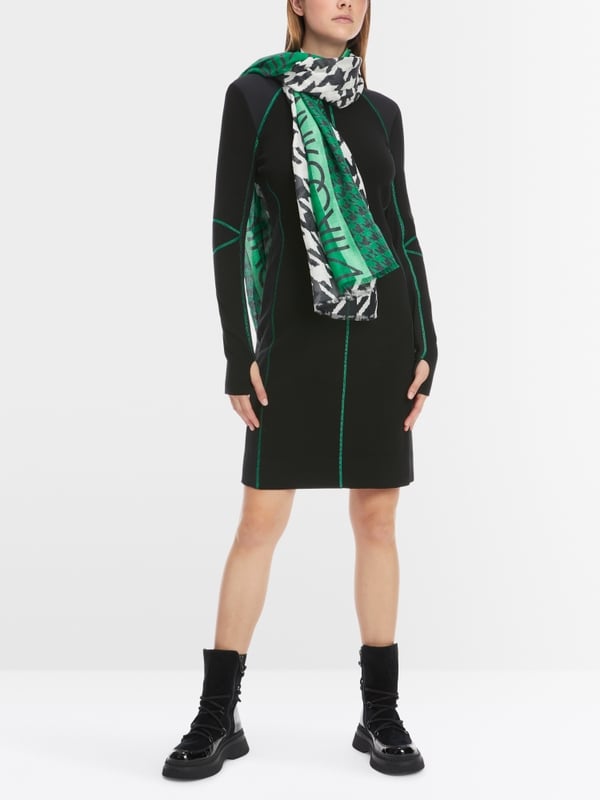 Marc Cain Kleid "Rethink Together" mit Mesh Fabrikladen
