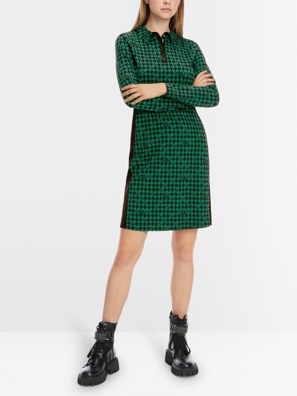 Marc Cain Sportives Hahnentritt-Kleid 50% Rabatt für begrenzte Zeit
