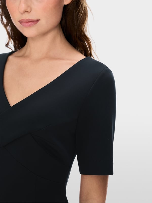 Marc Cain Scuba-Kleid mit Wickeleffekt Rabatte dieses Monats