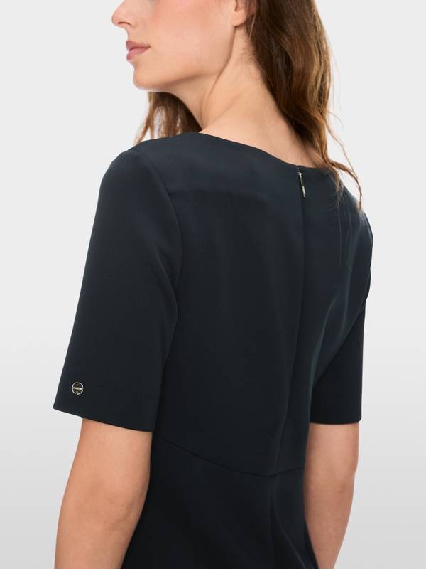 Marc Cain Scuba-Kleid mit Wickeleffekt Rabatte dieses Monats
