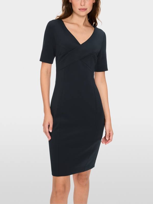 Marc Cain Scuba-Kleid mit Wickeleffekt Rabatte dieses Monats