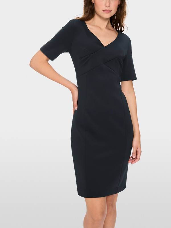 Marc Cain Scuba-Kleid mit Wickeleffekt Rabatte dieses Monats