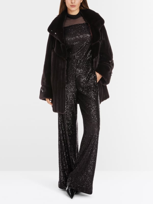 Marc Cain Outdoor-Jacke mit Fun Fur im Angebot