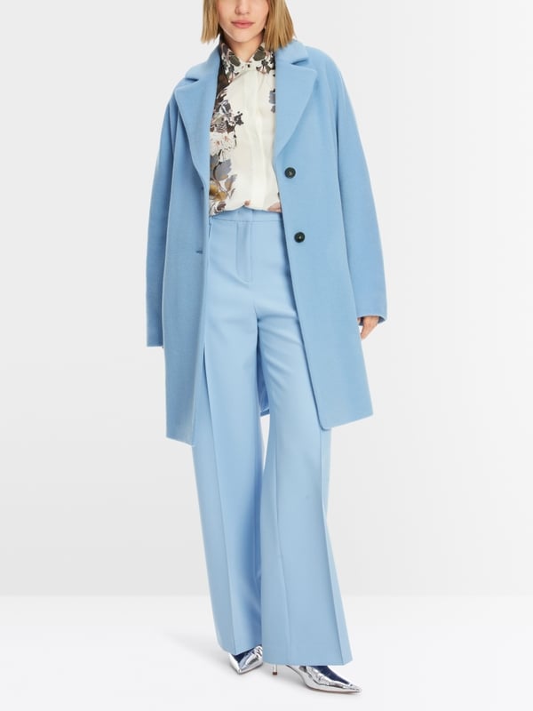 Marc Cain Flauschiger Mantel mit Kimono-Ärmel Limitierter Zeitrabatt